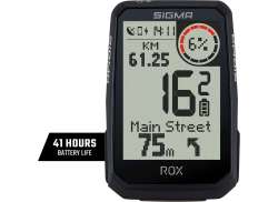Sigma ROX 4.0 Cuentakil&oacute;metros Resistencia GPS Top Soporte - Negro